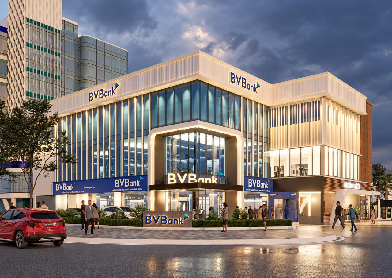 Design visualisation: Bản Việt Bank